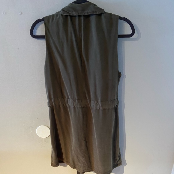 Velvet Heart Green Trench Vest - Picture 2 of 5